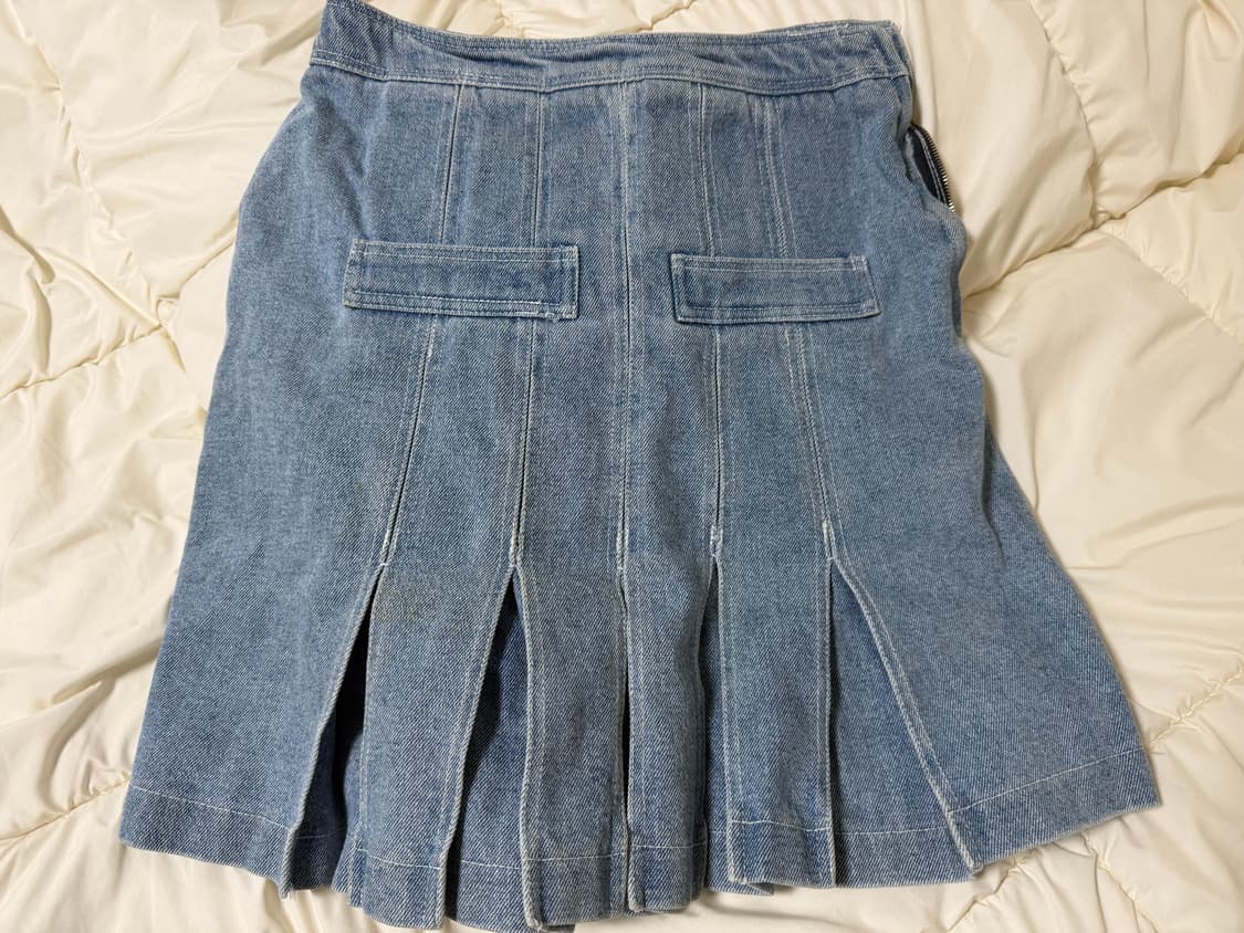 프레클 데님 스커트 상품이미지3