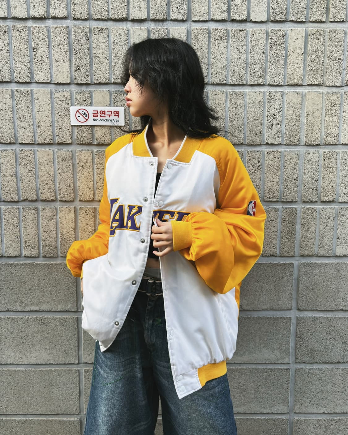 NBA 레이커즈 오버핏 자켓 상품이미지3