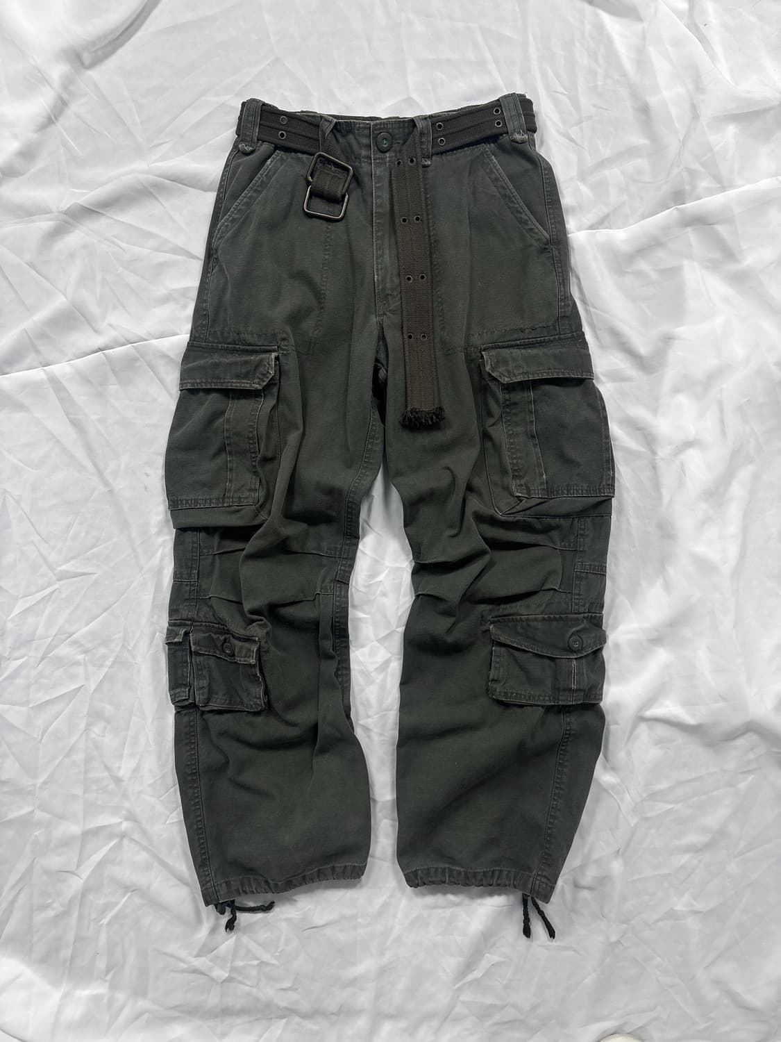 Vintage Khaki Multi Pocket Cargo Pants 상품이미지4
