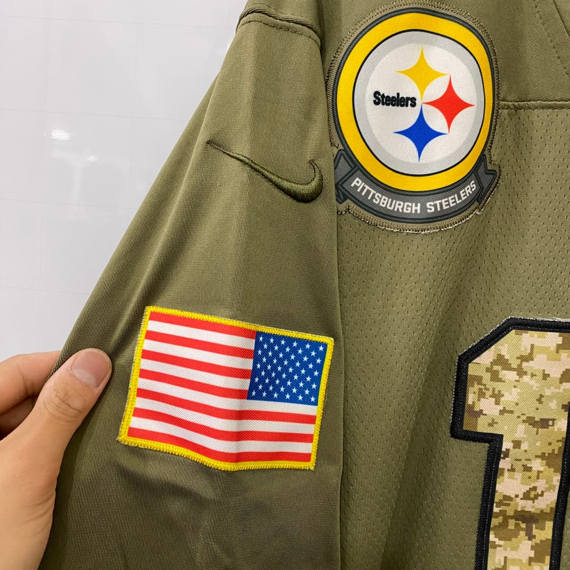 NFL 피츠버그 스틸러스 스미스 반팔 유니폼(XXL) 상품이미지4