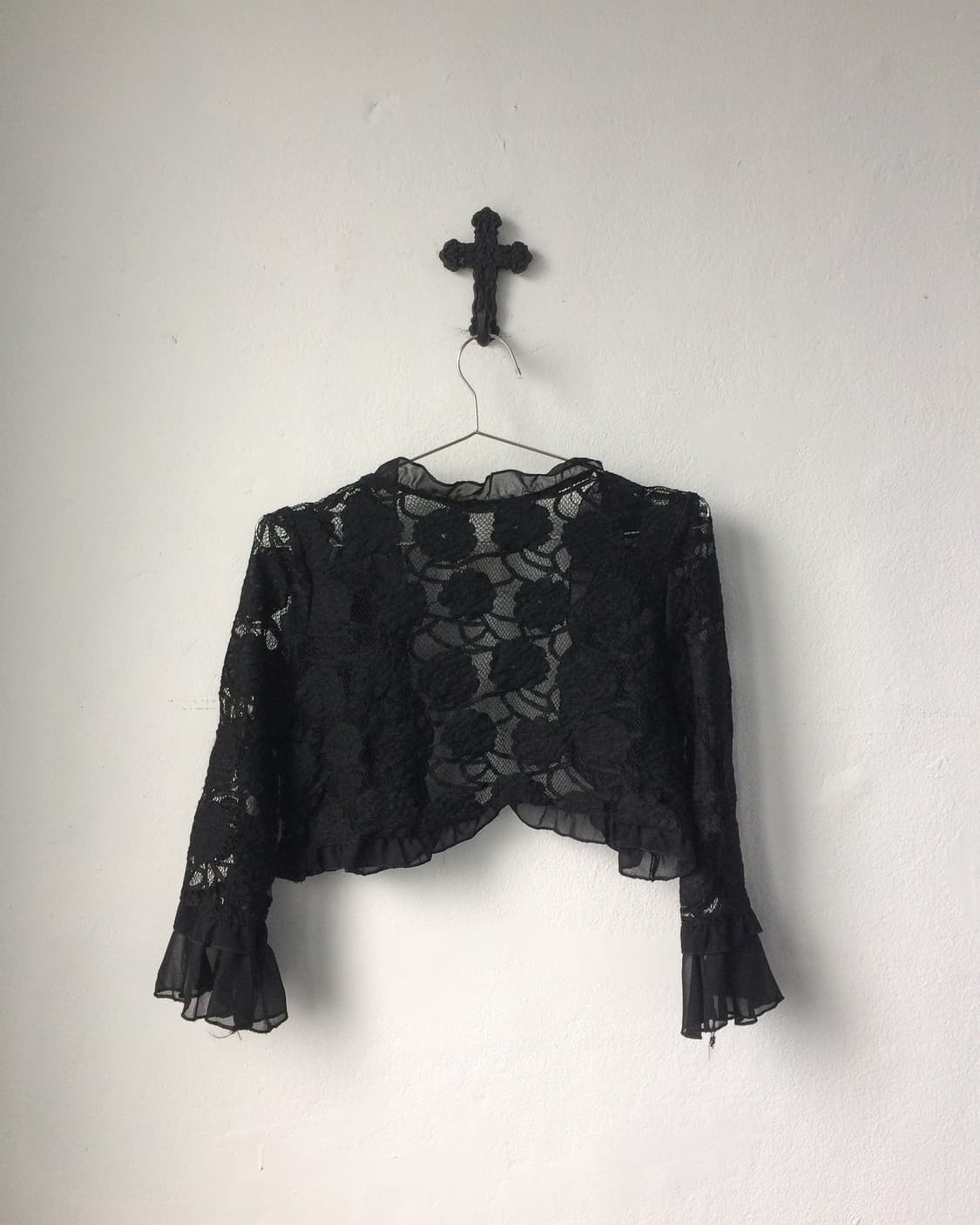 Flower pattern see through cardigan 상품이미지4