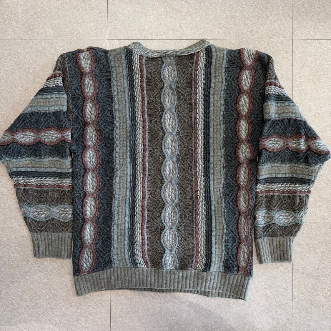 USA 빈티지 케이블 니트 상품이미지4