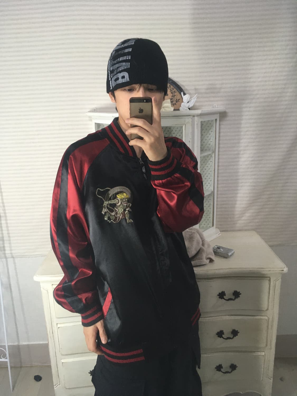 빈티지 풍신뇌신 스카쟌 764 y2k 스트릿 갸루 펑키 일본빈티지 상품이미지1