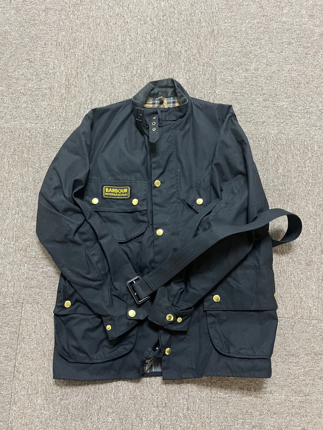 바버 정품 인터내셔널 왁스 자켓 사이즈 40 상품이미지1