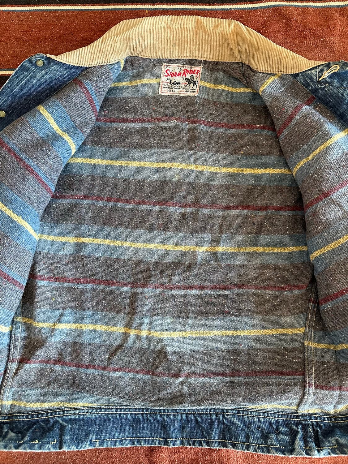 60s USA LEE 빈티지 리 스톰라이더 101LJ 전기형 데님 자켓 상품이미지10