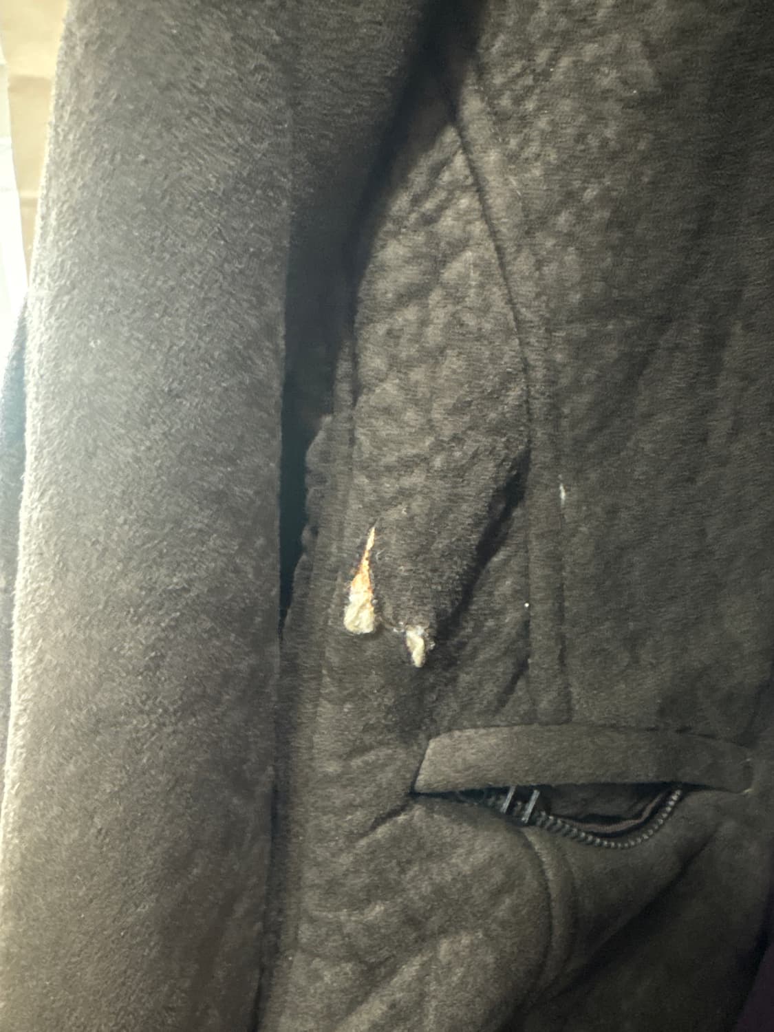 ((하자 급처 자라 사선 스트랩 무스탕  상품이미지3