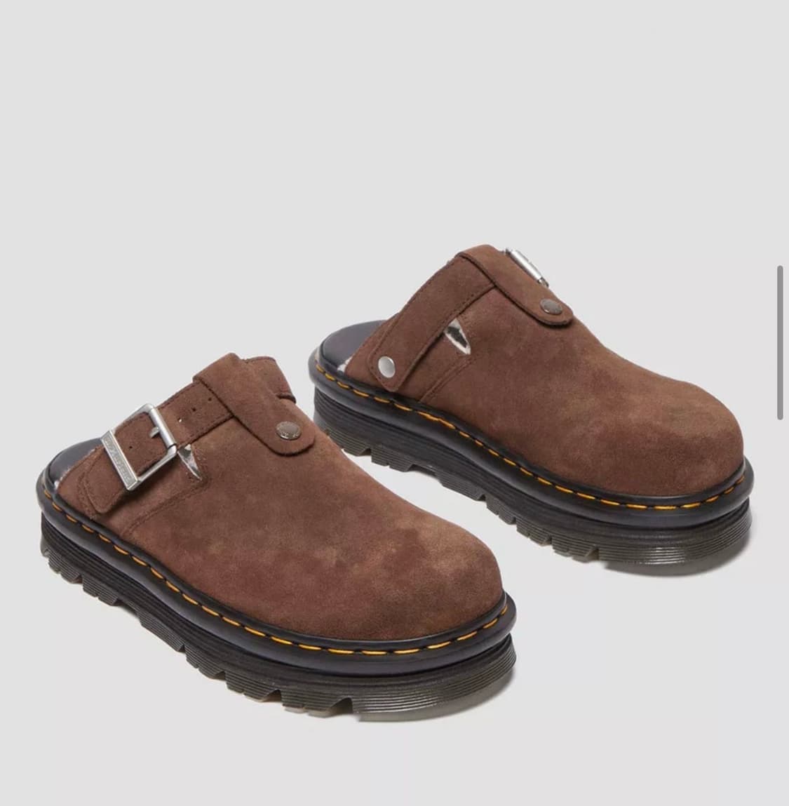 [새상품]닥터마틴 제브잭 스웨이드 슬링백 플랫폼 뮬 270,280 상품이미지8