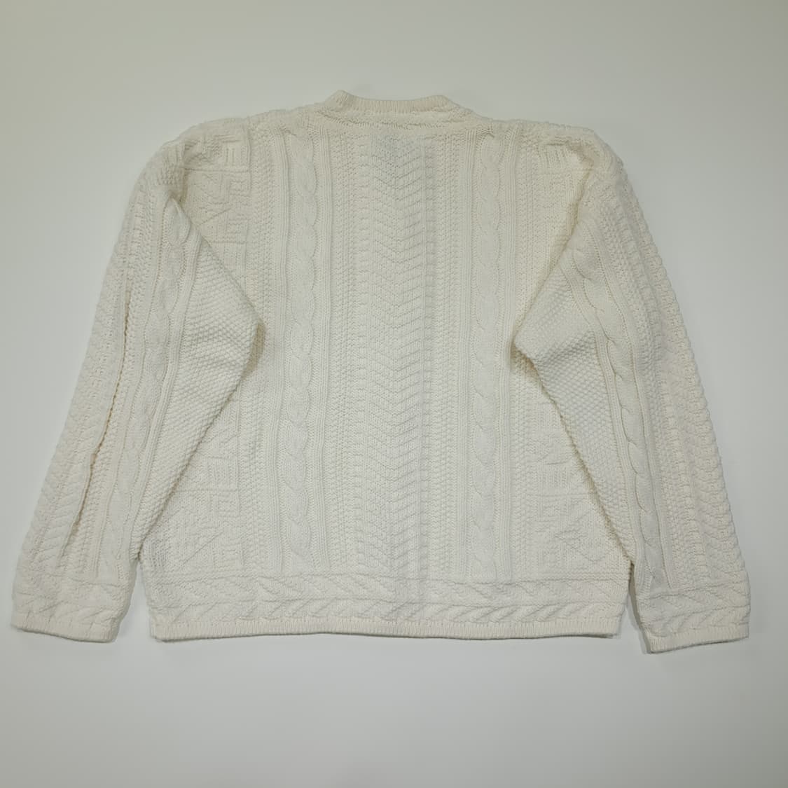 CL016 M USA Made 90s 엘엘빈 헤비 코튼 피셔맨 가디건 상품이미지6