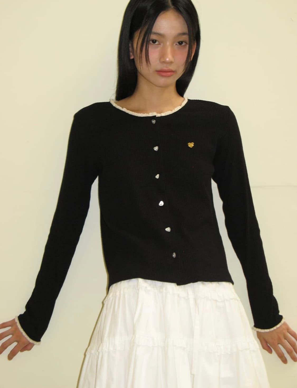 론론 가디건 (black) 상품이미지2