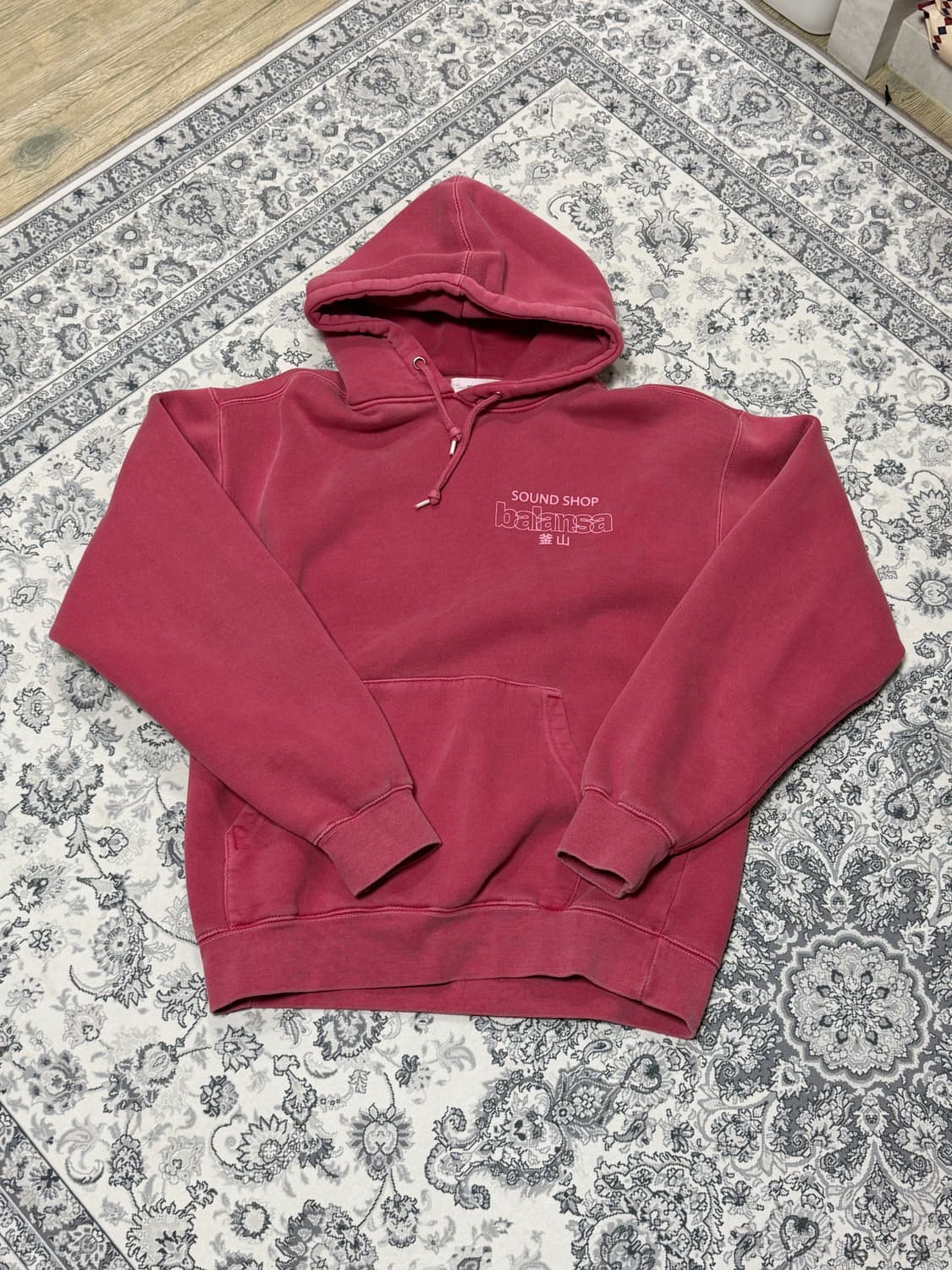 발란사 사운드샵 피그먼트 후드티 M 상품이미지2