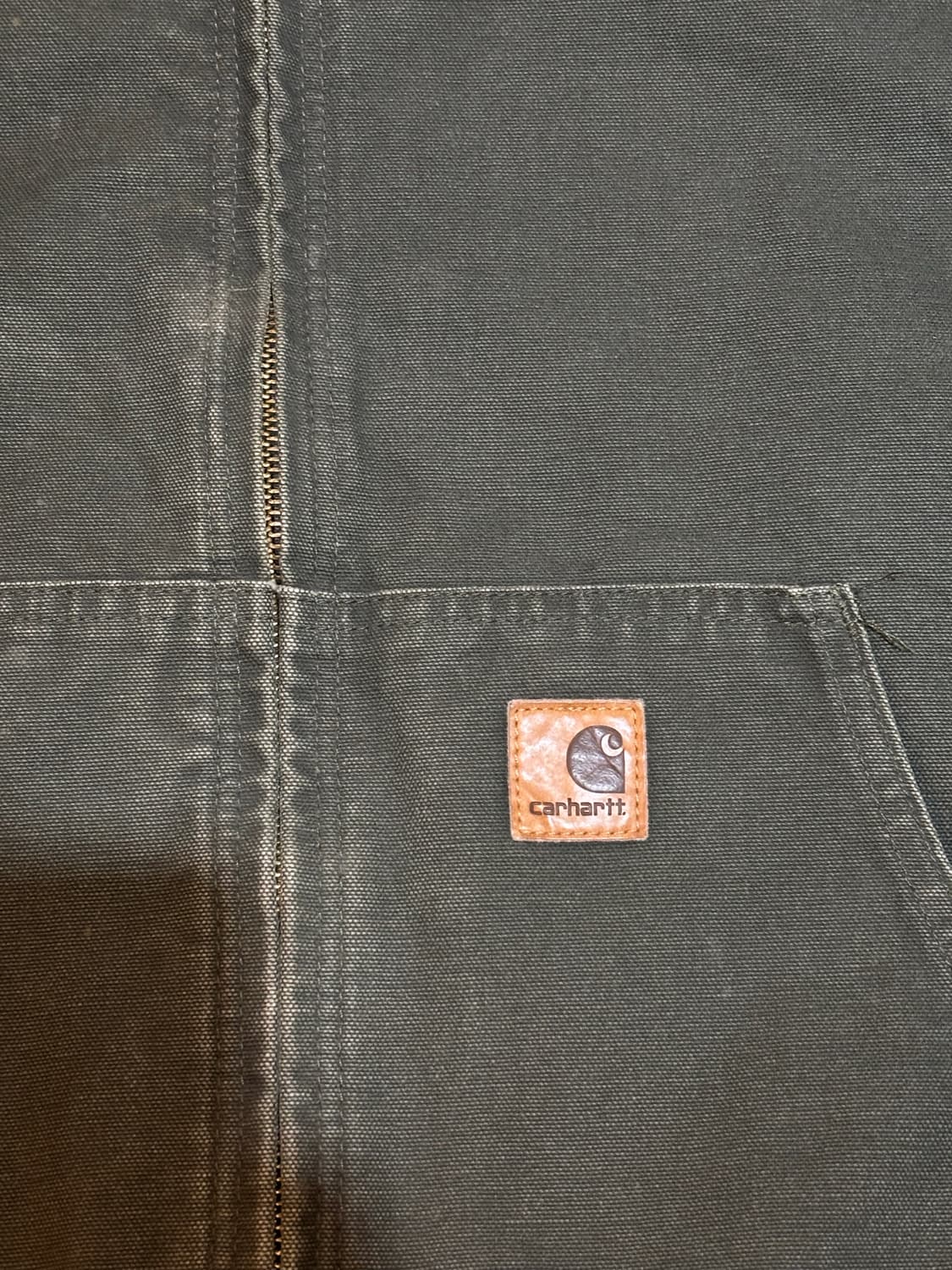 carhartt 칼하트 모스그린 덕 액티브 자켓 j25 mos  상품이미지4