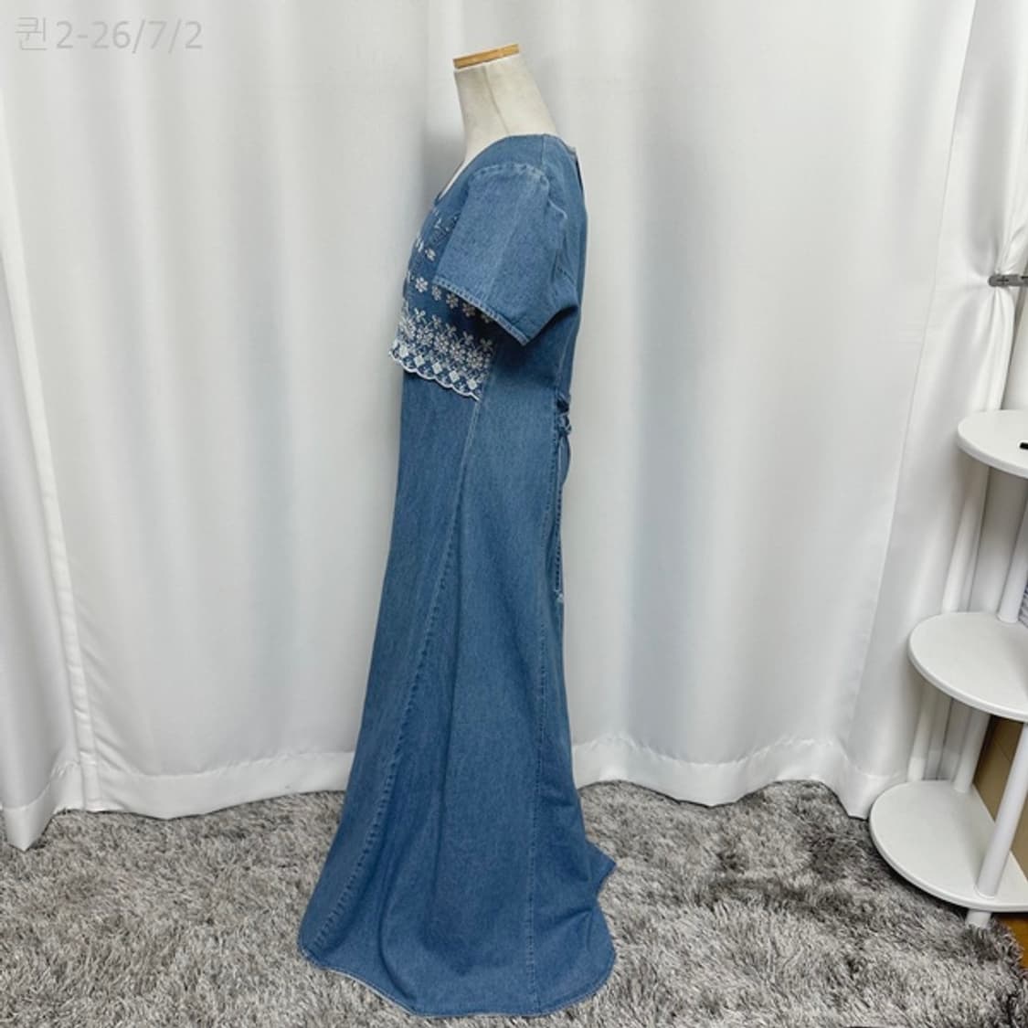 JODY 여자 100%면 데님반팔 롱원피스 SIZE 9 (55추천) 상품이미지7