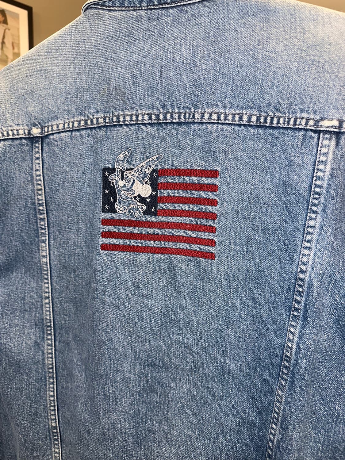 90‘s Iceberg disney American flags denim 상품이미지9