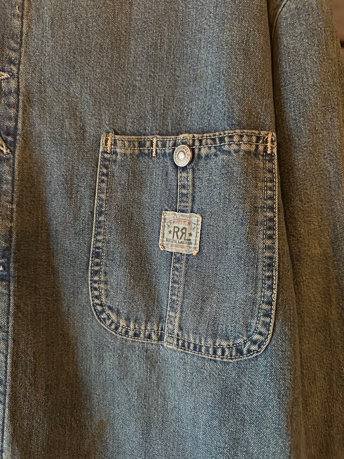  90s USA RRL 빈티지 더블알엘 데님 초어 자켓 상품이미지3