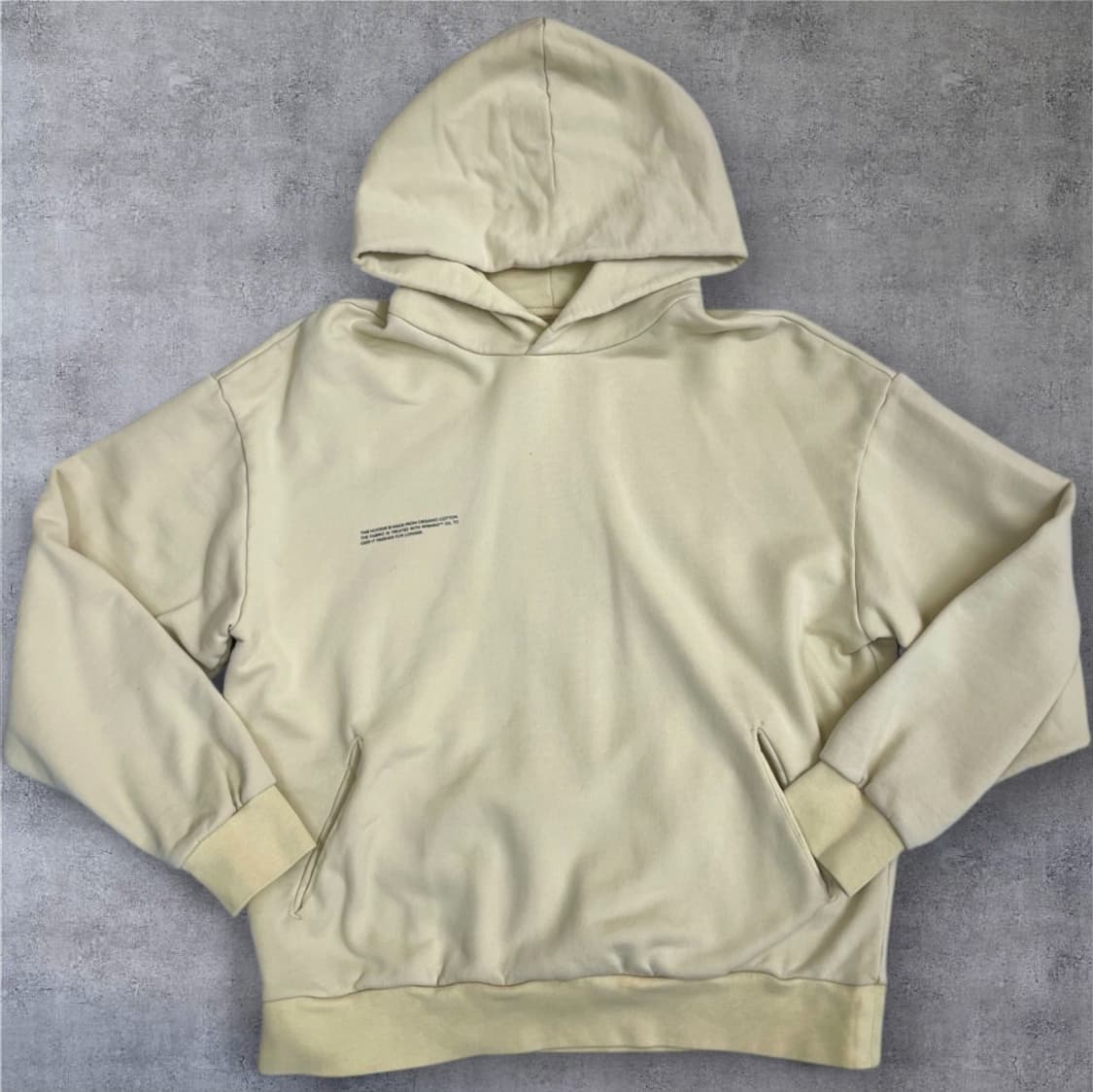 판가이아 PANGAIA 크림 365 오가닉 코튼 후드티 XS 상품이미지1