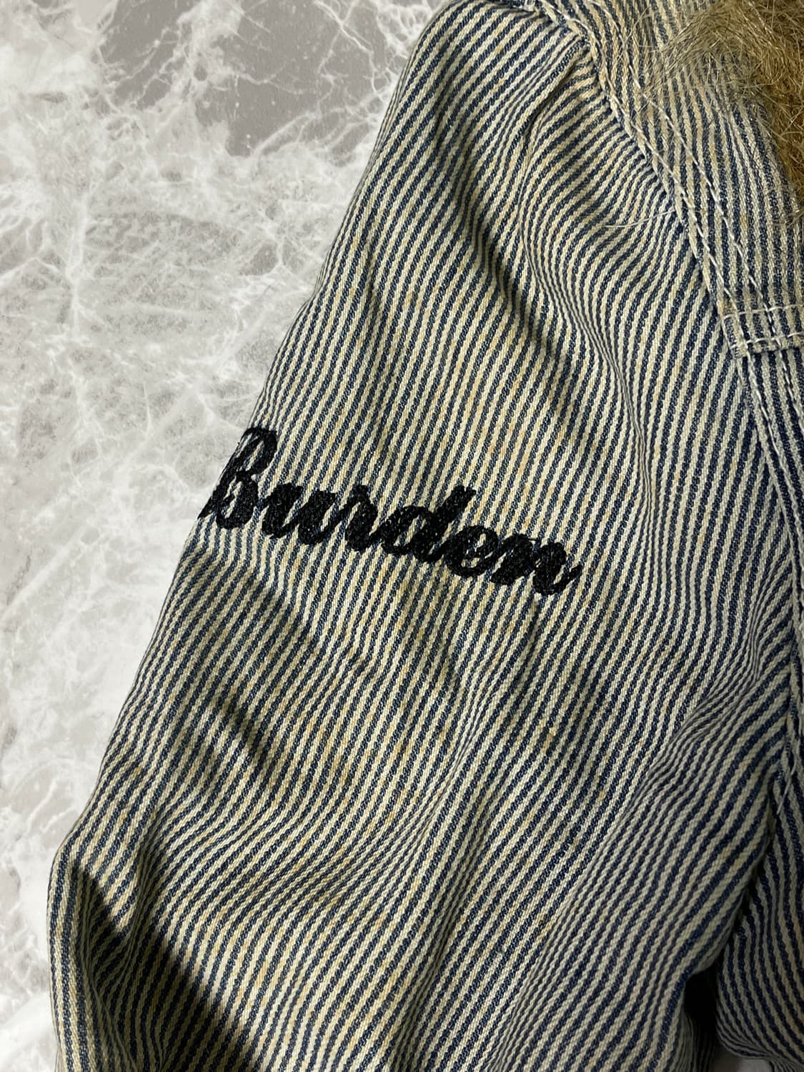 Burden y2k stripe jacket 상품이미지4