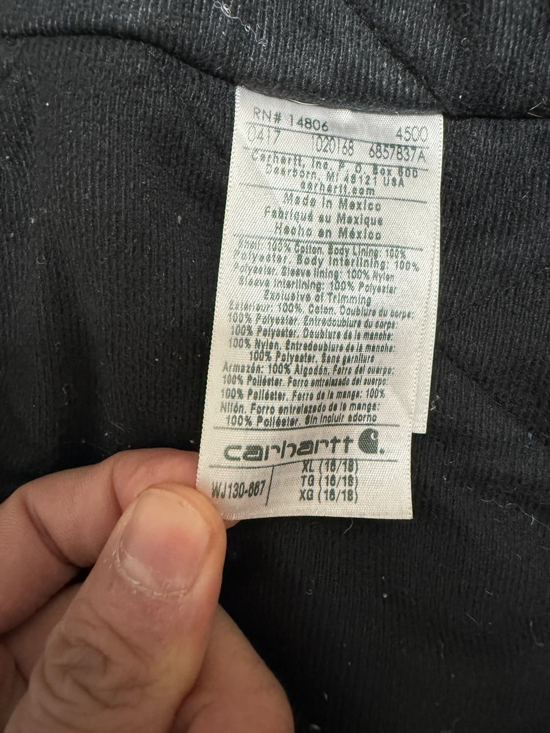 칼하트 후드 짚업 자켓 핑크 M/L 상품이미지5