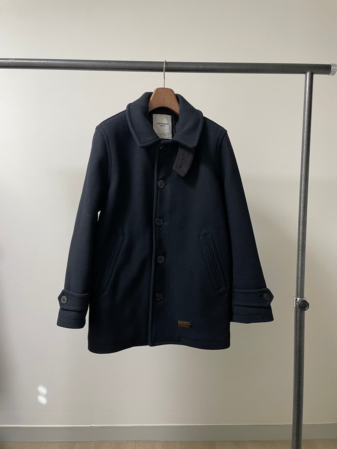 (M) 에스피오나지 네이비 울 피코트 상품이미지6