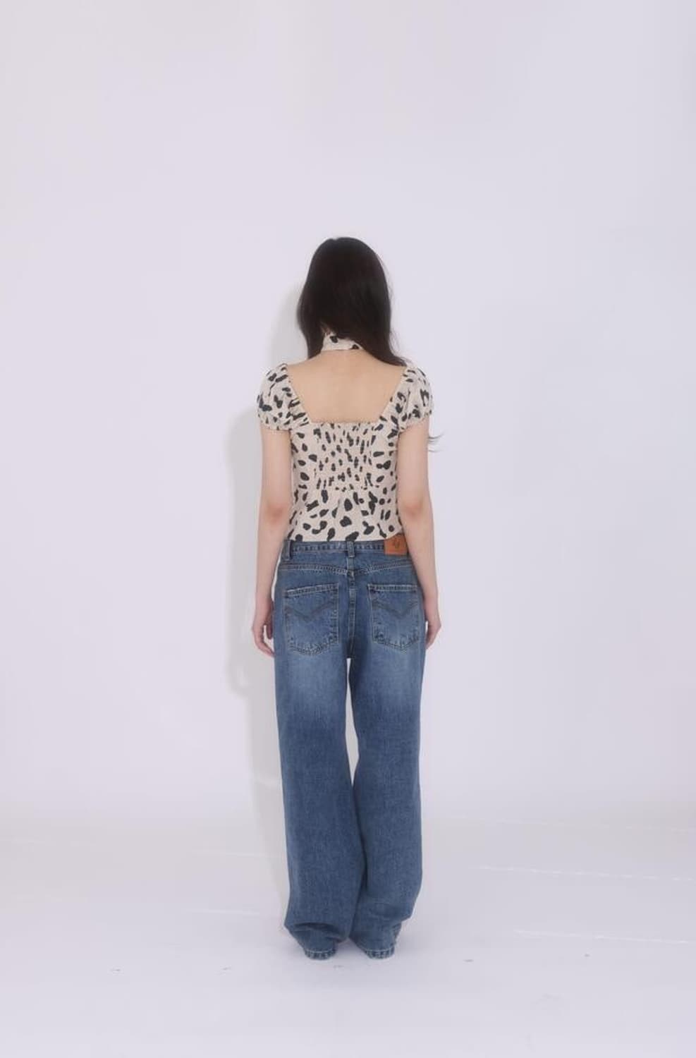 루루서울 Dalmatian Scarf Top(ivory) m사이즈 상품이미지2