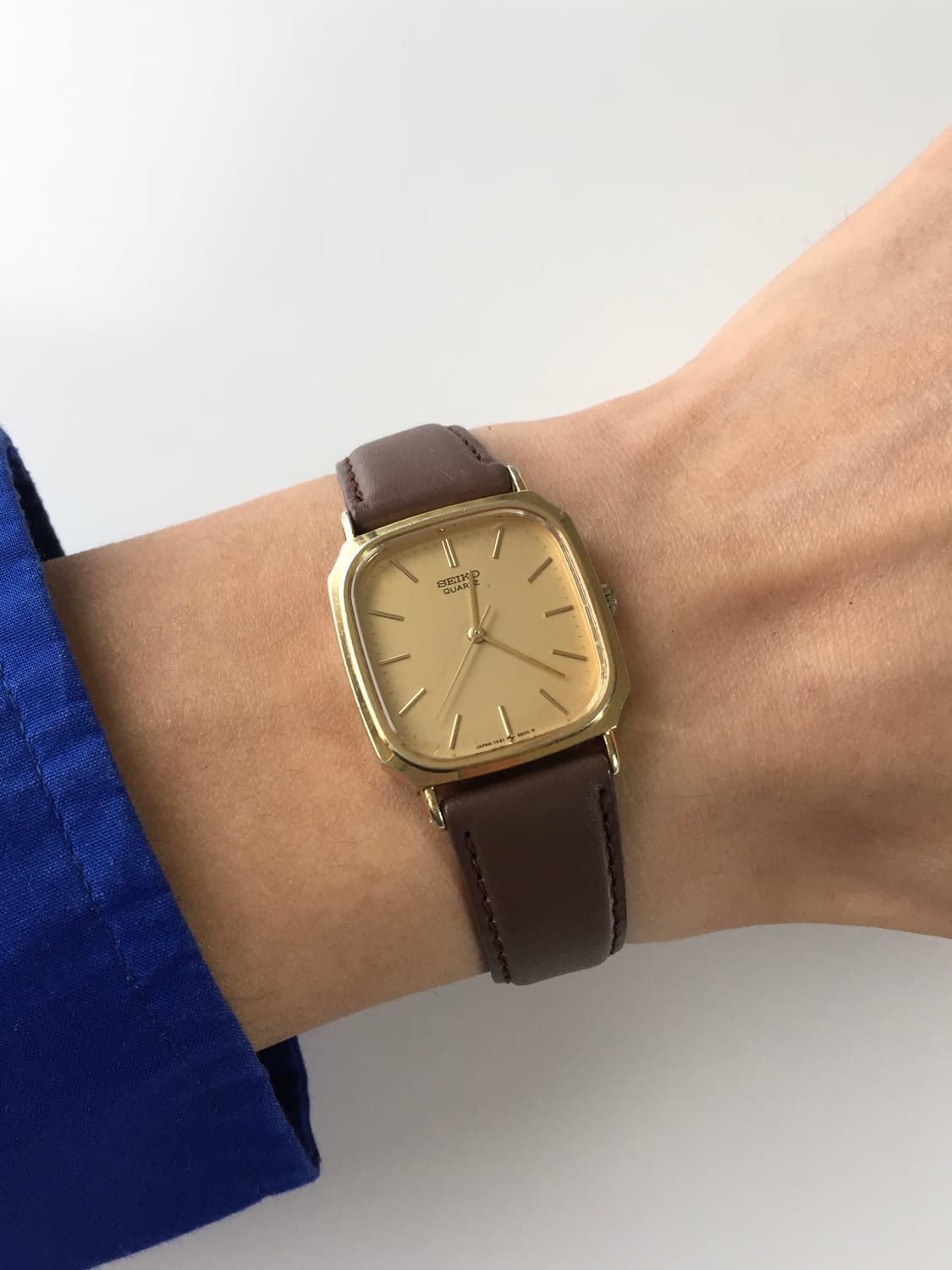 80s seiko chariot square gold quartz 상품이미지2