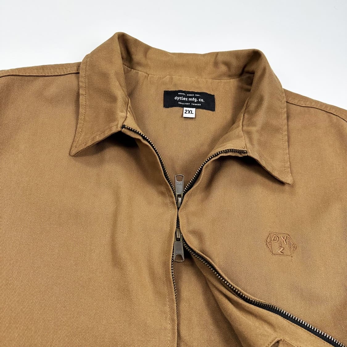 VTG 빈티지 브라운 투웨이 블루종 자켓 (XXL) 상품이미지3