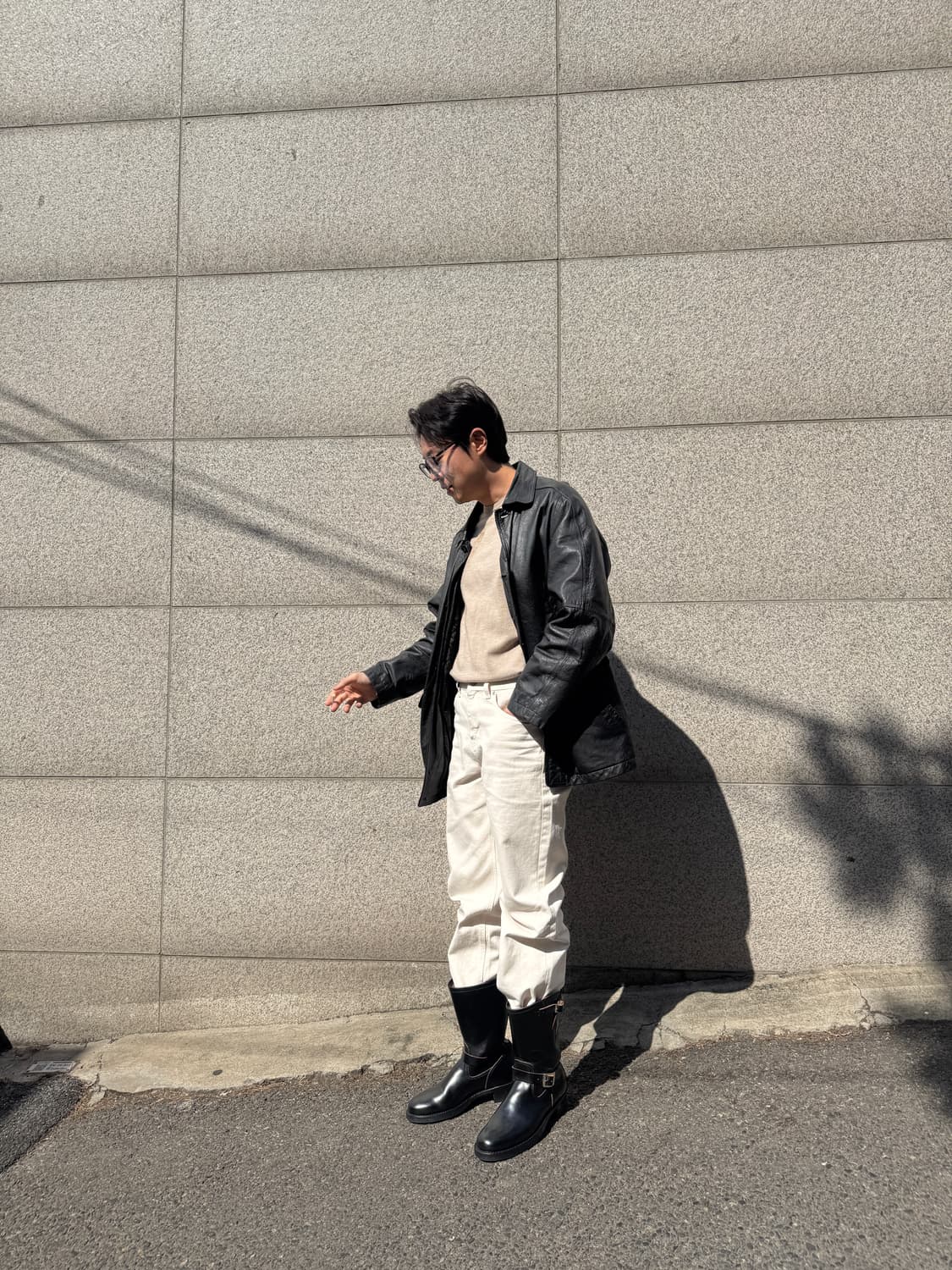 빈티지 남성 소가죽 카코트 자켓 상품이미지1