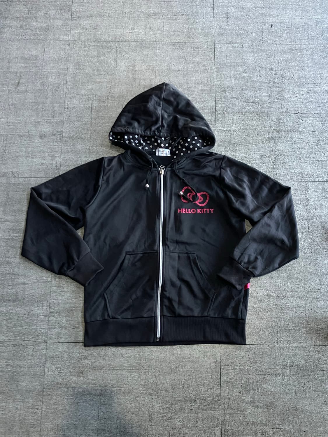 Hellokitty 헬로우키티 핀터깔y2k 펑크갸루 후드집업 일본판 상품이미지1