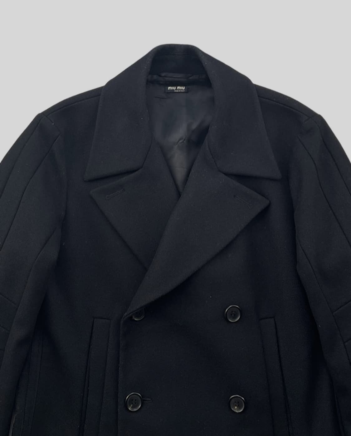 Miu Miu 더블브레스트 피코트 상품이미지1