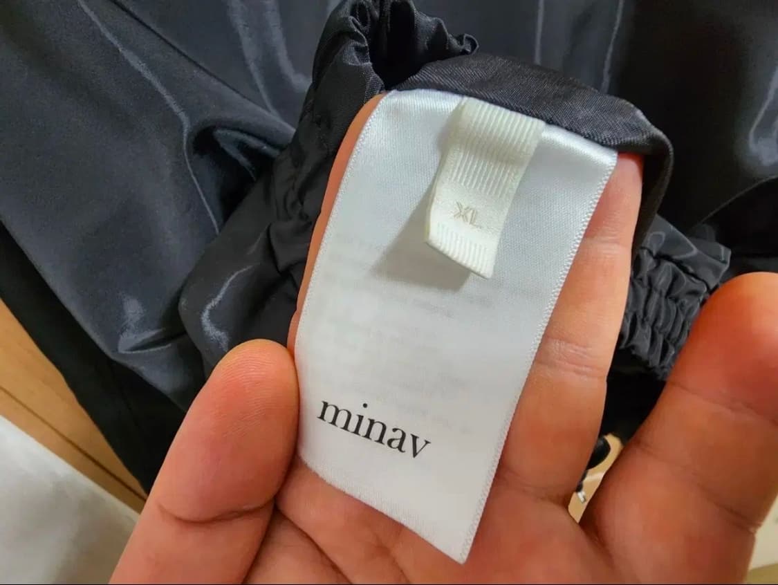 (XL)미나브 필름 트월 봄버 자켓 블랙 상품이미지5