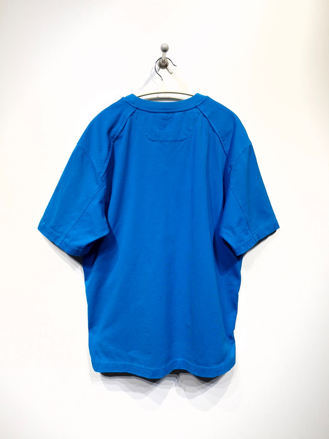 타임옴므(TIME HOMME)라운드넥 포켓 반팔티셔츠 블루 상품이미지3