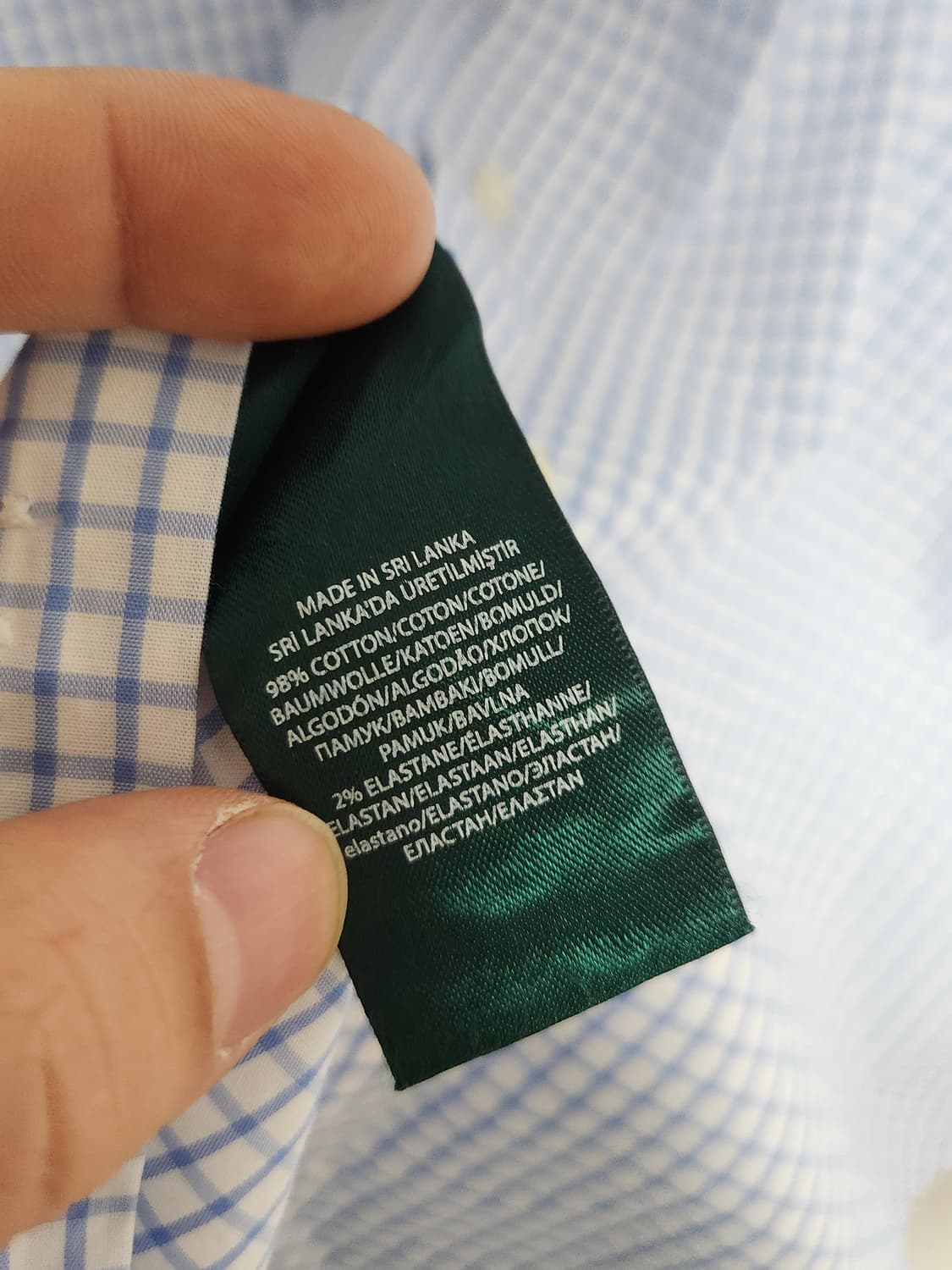 폴로랄프로렌Polo 체크 셔츠 L - S109 상품이미지6