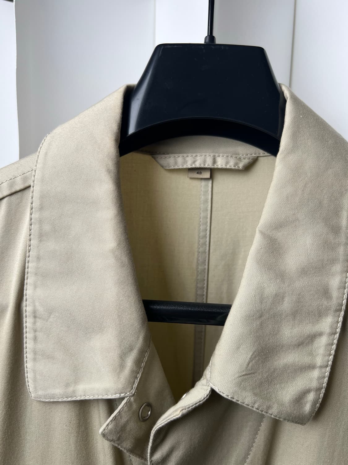 버버리 베이지/카키색 반팔 점프수트 48사이즈 상품이미지2