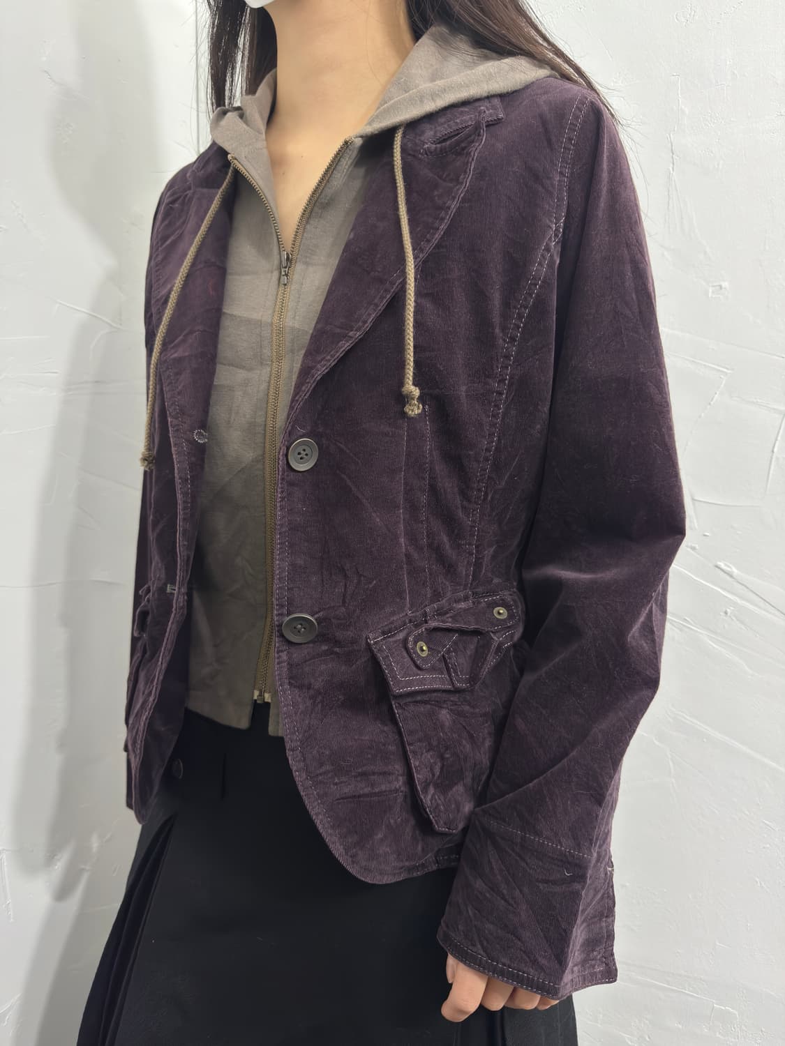 layered corduroy jacket 상품이미지3