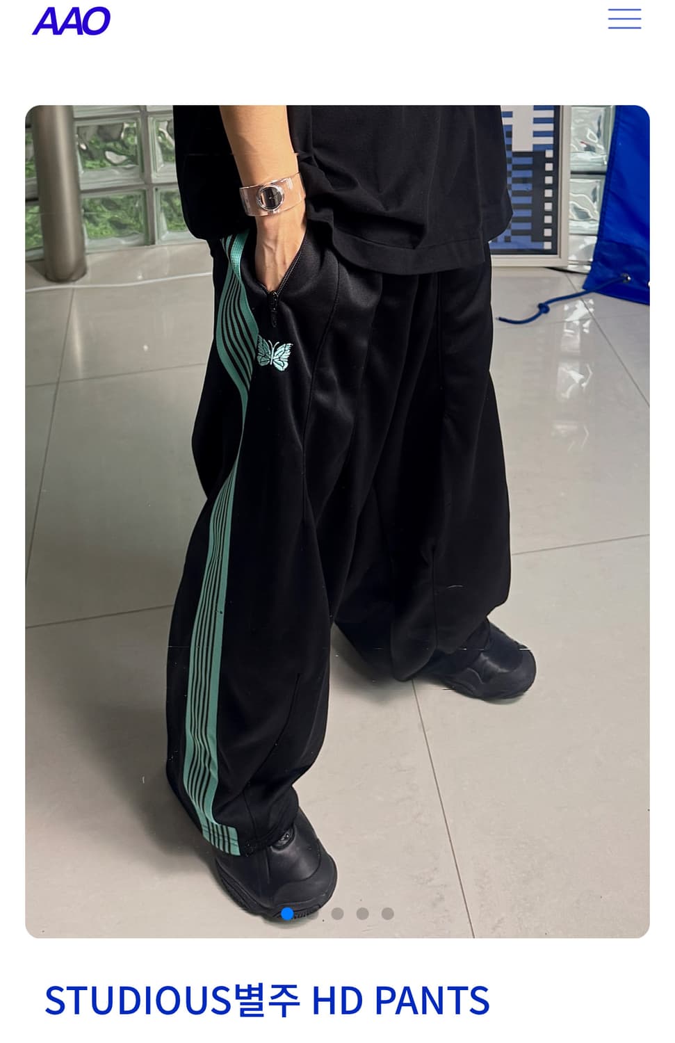 Needles HD 트랙팬츠 xs 상품이미지1