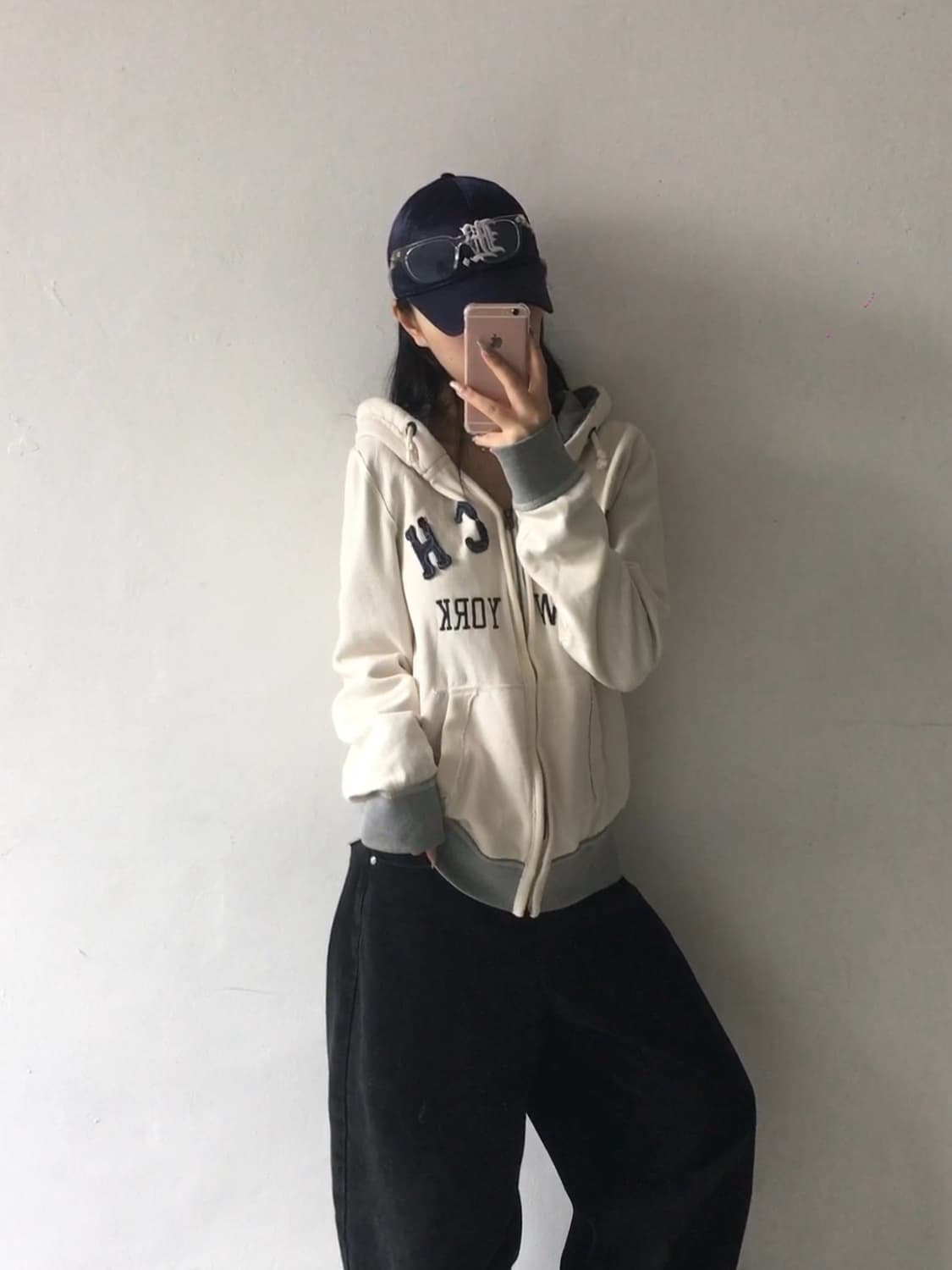 아베크롬비 자수 패치로고 후드집업 상품이미지2