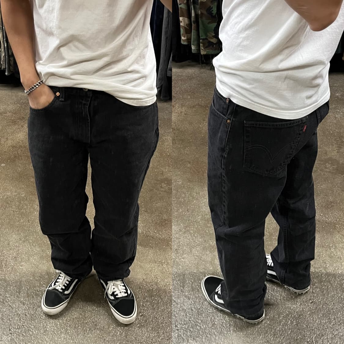 00s Levis550 블랙진 (31“) 상품이미지6