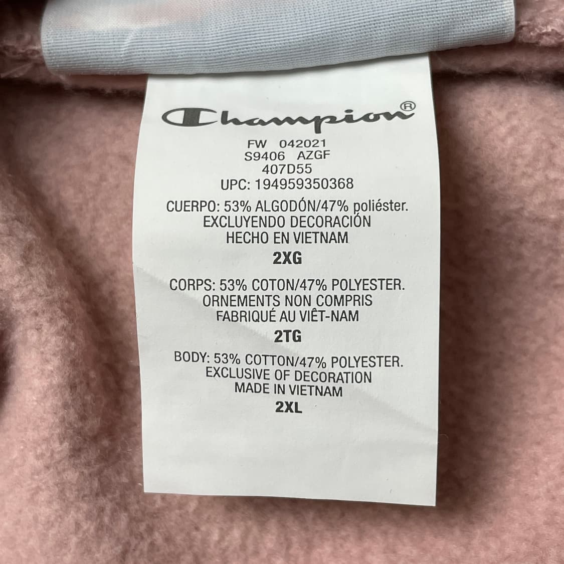 CHAMPION 챔피온 빈티지 그라데이션 기모 후드티 A00560 상품이미지9