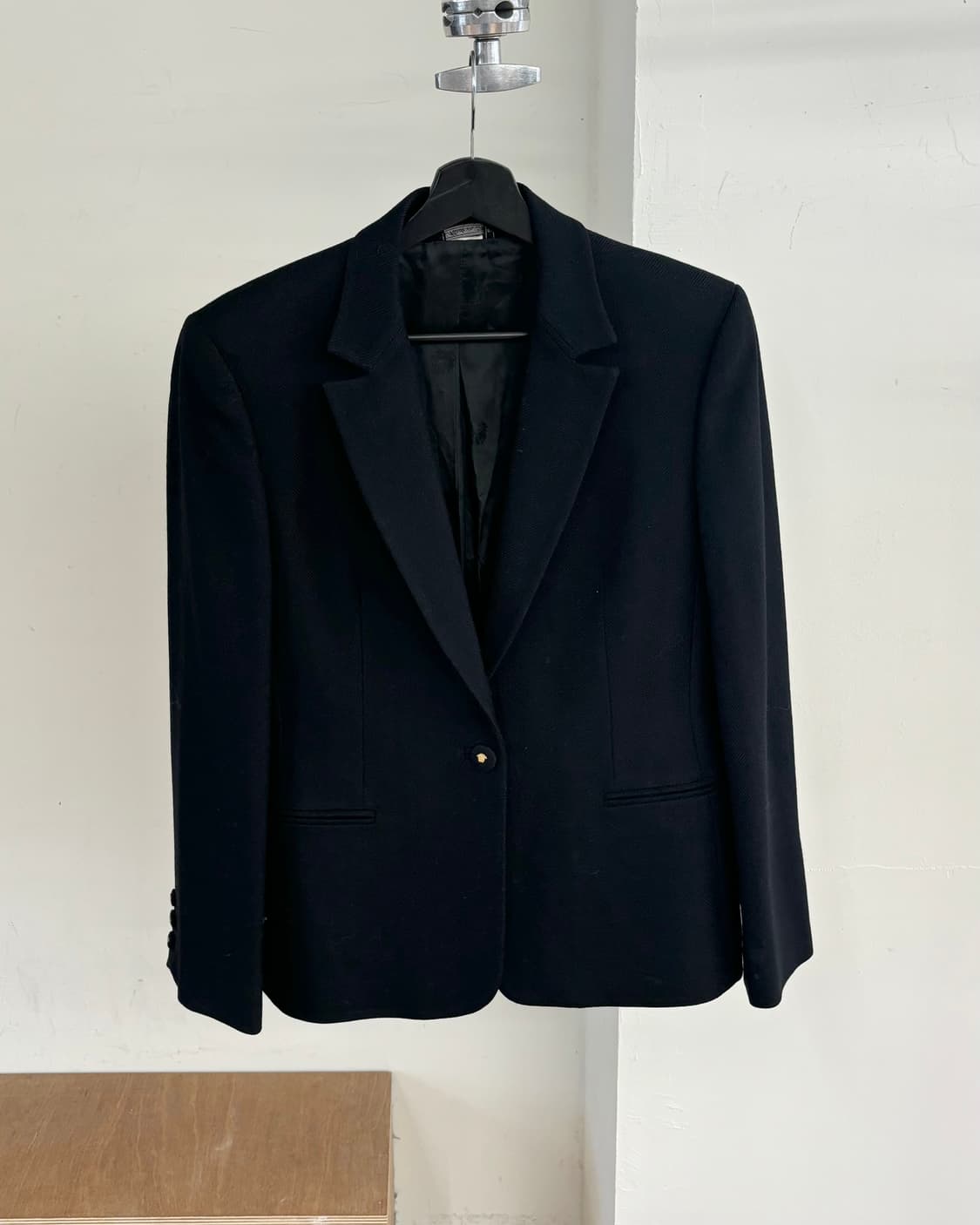 지아니 베르사체 블랙 싱글버튼 블레이저 자켓 상품이미지1