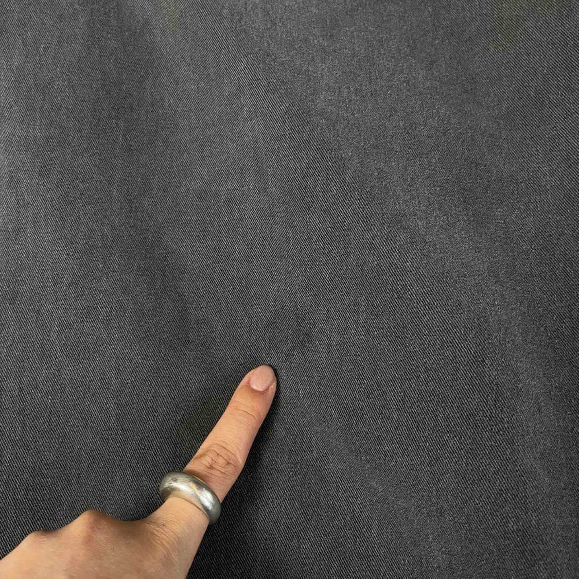 노매뉴얼 그레이 빅자수로고 긴팔 셔츠 F 상품이미지8