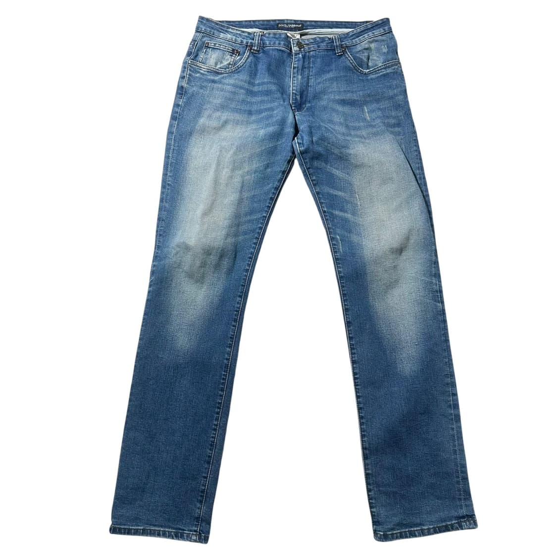 돌체 앤 가바나 메탈 플레이트 워시드 데님 팬츠 상품이미지2