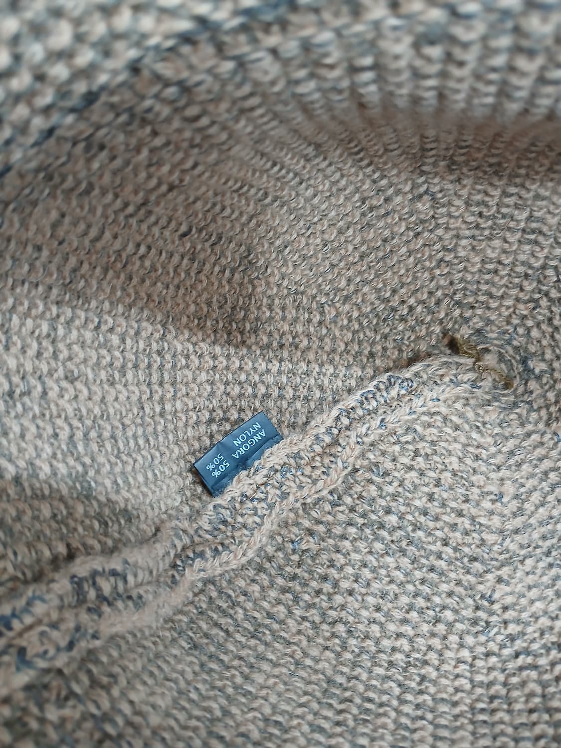 베이지 앙고라 버킷햇 모자 새제품 상품이미지6