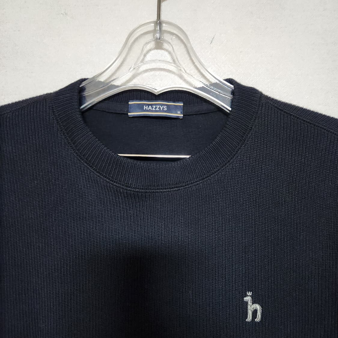 23년 헤지스 니트 블랙 남95 상품이미지3