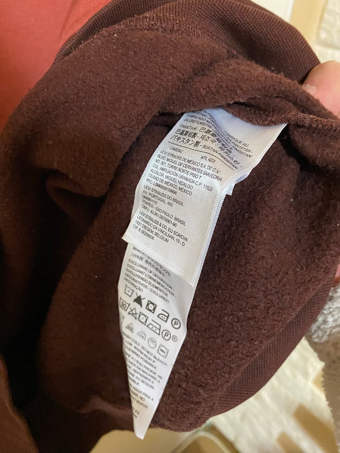 리바이스 맨투맨(기모) 상품이미지3