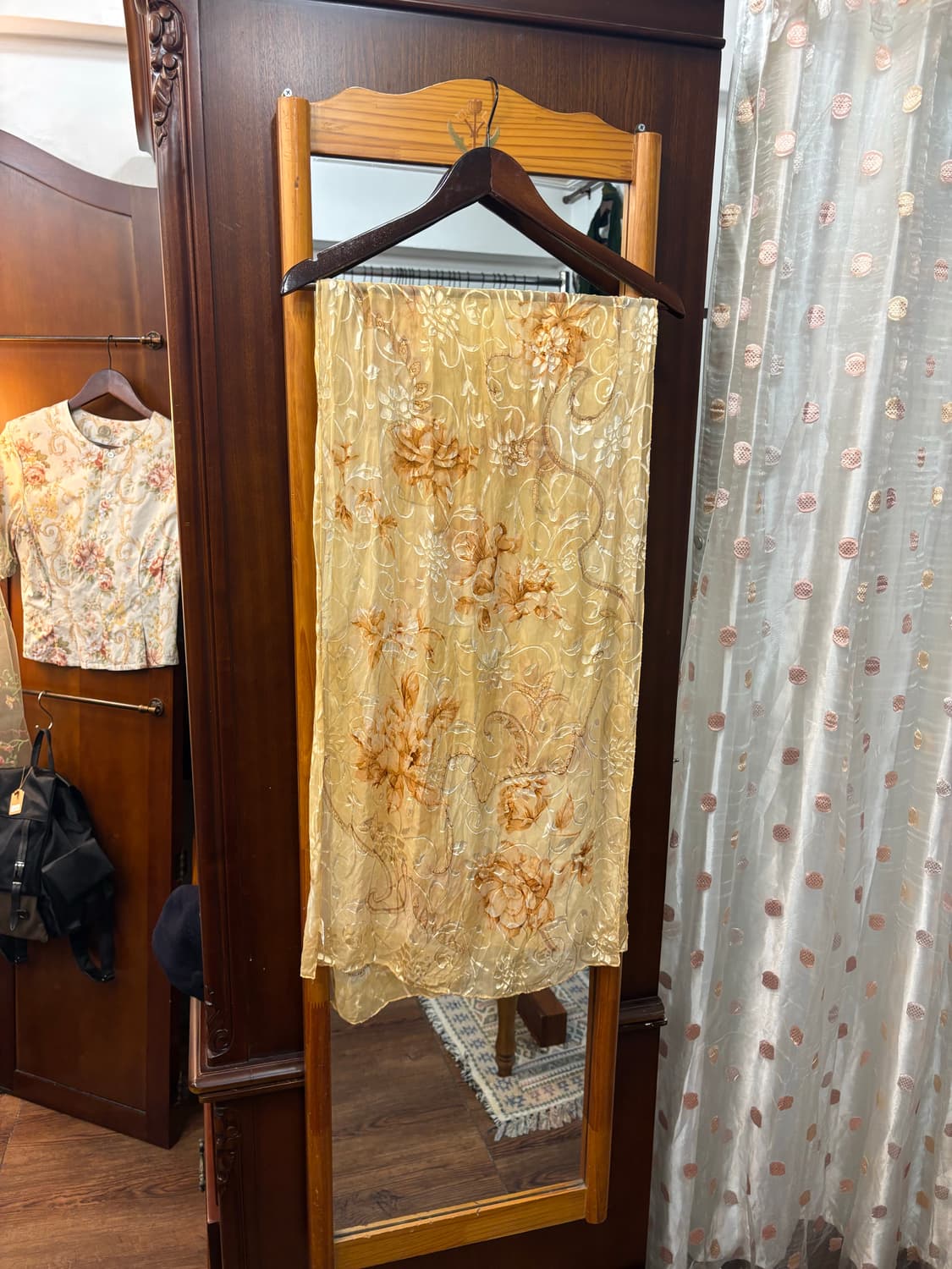 jpn vintage flower summer scarf 상품이미지3