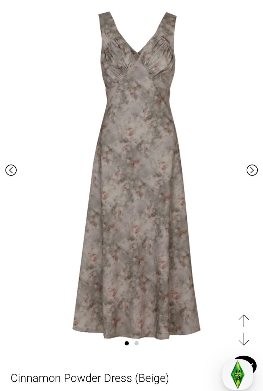 루루서울 Cinnamon powder dress M 새상품 상품이미지4