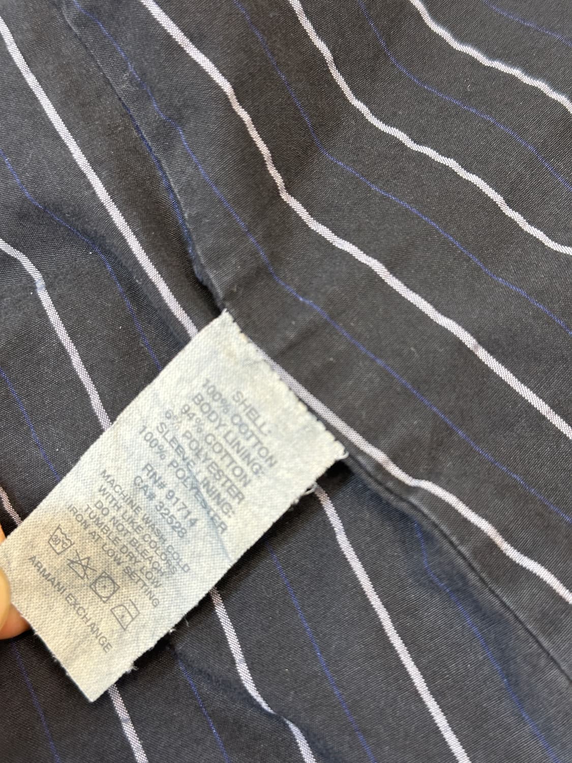 아르마니 2way 지퍼 워싱 자켓 상품이미지5