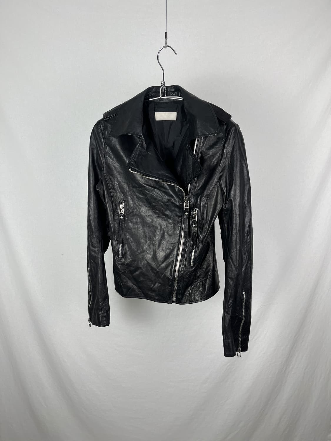 Vintage 램스킨 라이더 레더 자켓  상품이미지1