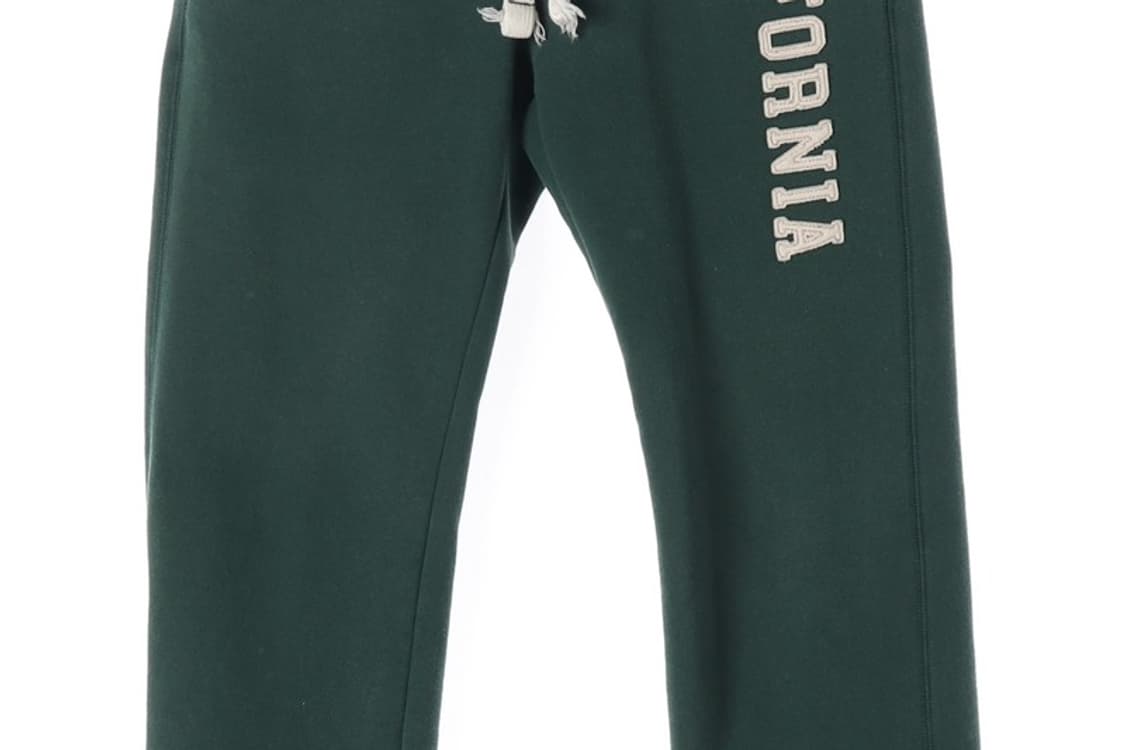 후아유 딥그린 스펠아웃 기모 트레이닝 팬츠 S 상품이미지4