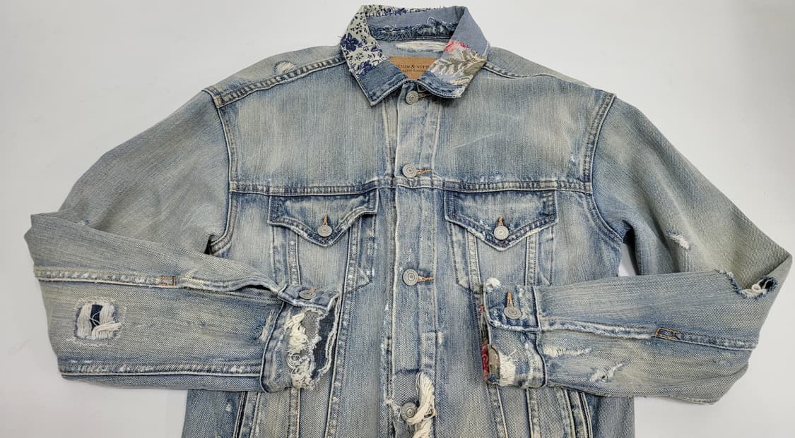 POLO 데님앤서플라이 데미지 트러커 자켓 / 여 S
 상품이미지3