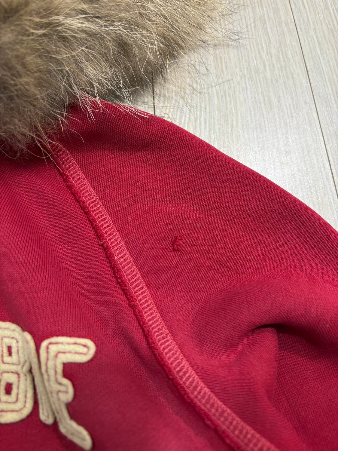 아베크롬비 퍼후드 울프죠 레드 상품이미지6